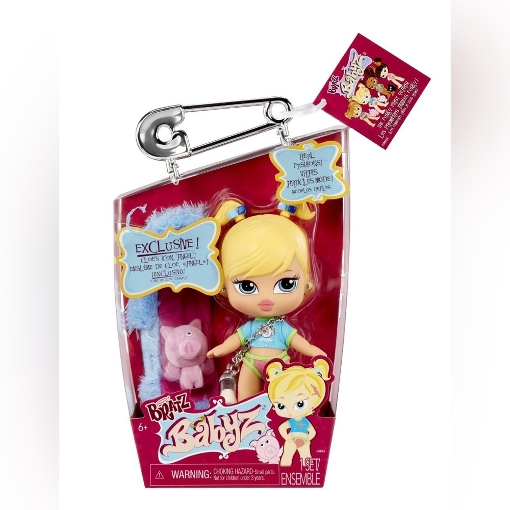 Bratz Babyz Cloe Collectible Fashion Doll with Real Fashions and Pet